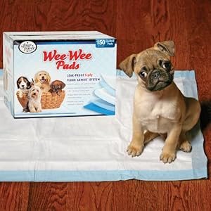 Four Paws Wee-Wee Puppy Housebreaking Pads, 150-Pack
