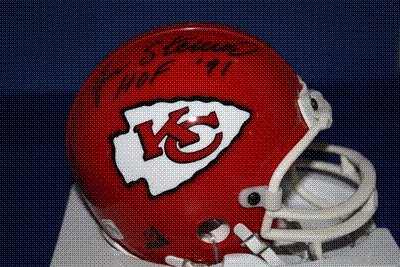 Autographed/Hand Signed Mini Helmet Jan Stenerud