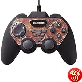 ELECOM PCオンラインゲーム「モンスターハンター フロンティア オンライン」推奨モデル 多機能12ボタンUSBゲームパッド JC-UM12BR