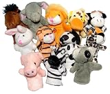 Plush Animal Finger Puppets (1 dz)