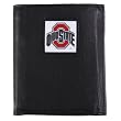 Ohio State Mens NCAA Genuine Leather Tri-fold Wallet