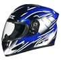 AFX FX-30 Full Face Motorcycle Helmet Blue Medium