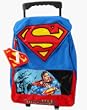 Superman School Rolling Backpack Full size Superman luggage