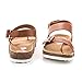 Toe Slip On Strappy Buckle Footbed Comfort Flat Sandal