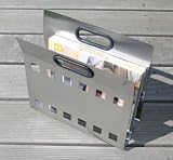 Zeitungsständer Zeitungs-Rack Magazin-Ständer Edelstahl