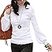 LATH.PIN Womens Long Sleeve Turtleneck Blouse Girls Tunic T-Shirt S/M/L