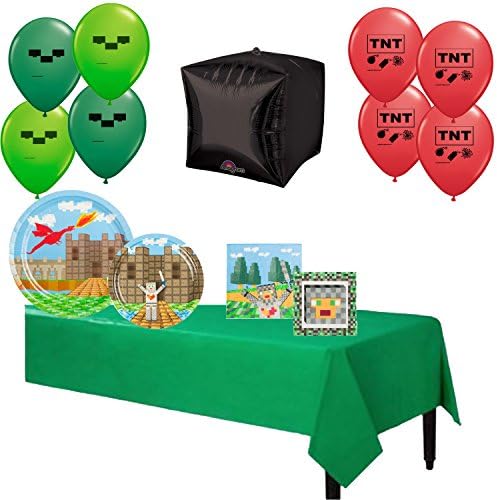 Medieval Mining Pixel Birthday Party Kit