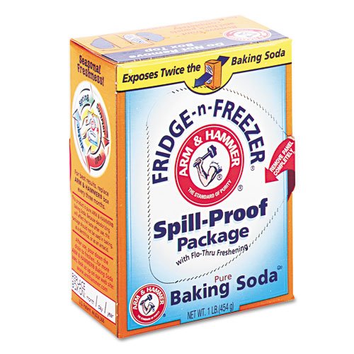Arm & Hammer Products - Arm & Hammer - Fridge-n-Freezer Pack Baking Soda, Unscented, Powder - Sold As 1 Each - Prevents refrigerator and freezer odors and helps food retain its taste. - Cloth filter prevents spilling. - Environmentally safe.