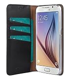 Samsung Galaxy S6 Case, Wallet Case for Samsung Galaxy S6, Melkco Italian Cowhide Leather Herman Series Book Style Case for Samsung Galaxy S6. Italian Genuine Cowhide Leather Wallet Book Case**new**full Protection Leather Case for Samsung Galaxy S6 (Black)