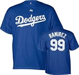 Manny Ramirez Majestic Player Name and Number Los Angeles Dodgers Youth T-Shirt