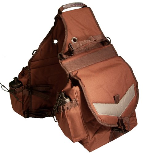 Intrepid International Insulated Saddle Bag with Water Bottles