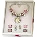 Henley Glamour 20cm Pink Crystal Watch Bead Brac