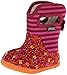 Bogs Toddler Classic Flower Stripes Winter Snow Boot