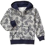 GYMBOREE(ジンボリー) アストロナット フード ヘザー グレー アウターパーカー XS【並行輸入】