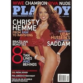 2005 Christy Hemme WWE Playboy magazine