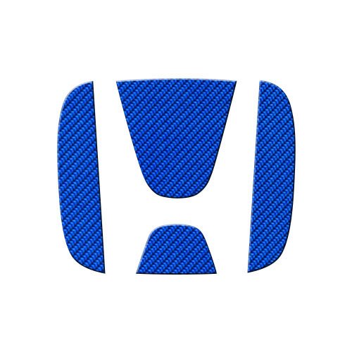 Hase Pro magical carbon front emblem (Blue) Honda stream MC after CEFH12B