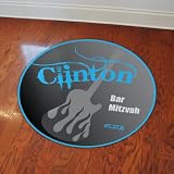 Bar Mitzvah Guitar Themed Floor Decal