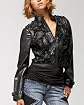 Patched Leatherette Jacket main image