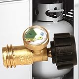 Propane Tank Level Indicator With Emergency Shut Off