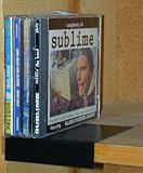 100 Black CD SHELF TALKER Divider Cards #CDNS01STBK 4 x 4 with 1 Lip That Hangs Down - Perfect to Slide Under CDs to Label the Sections! (Dividers / Section Seperators / Bin Cards / Separators)