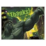 Incredible Hulk Thank You Notes 8ct
