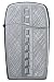 Zippo BLU Zipped Dusted Chrome Diamond Carved Herringbone