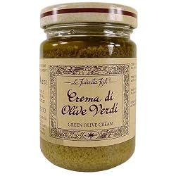 La Favorita Italian Crema di Olive Verdi Greenolive cream or tapenade 4.5 oz jar
