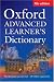 Books : Oxford Advanced Learner's Dictionary of Current English (Dictionary)