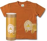 Organic T-Shirt with Orange Lion Gift Set