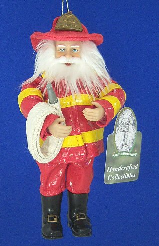 Santa’s Workshop Firemen Santa