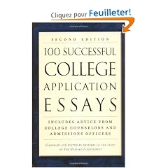 100 Successful College Application Essays