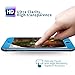 F-color iPhone 6 Screen Protector, iPhone 6S Screen Protector, Ballistic Tempered Glass + Metal Frame to Full Coverage Maximum Screen Protection from Bumps Drops Scrapes 0.3mm 9H 2.5D HD, Blue
