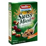 Familia No Sugar Added Muesli Cereal, 32-Ounce Boxes (Pack of 6)