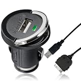 Wicked Chili Universal Autoladegerät mit Verbindungskabel für Apple iPad / iPhone / iPod (12 / 24 Volt, 1200mAh, USB-A) Picture