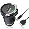 Wicked Chili Universal Autoladeger�t mit Verbindungskabel f�r Apple iPad / iPhone / iPod (12 / 24 Volt, 1200mA, USB-A)