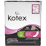 U by Kotex Security Ultra Thin, Long, Unscented, 56 Count