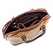 Dasein Faux Crocodile Leather Dome Top Zip Around Satchel Shoulder Handbag Purse
