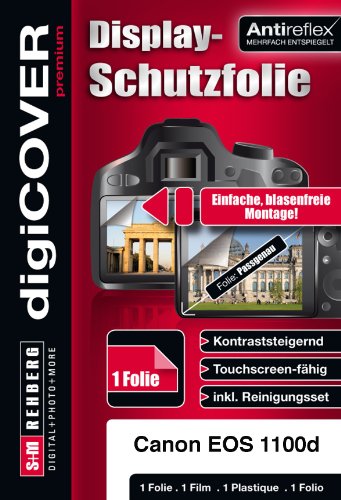 digiCOVER Premium Canon EOS 1100 D passgenaue antireflex Schutzfolie Preisvergleich