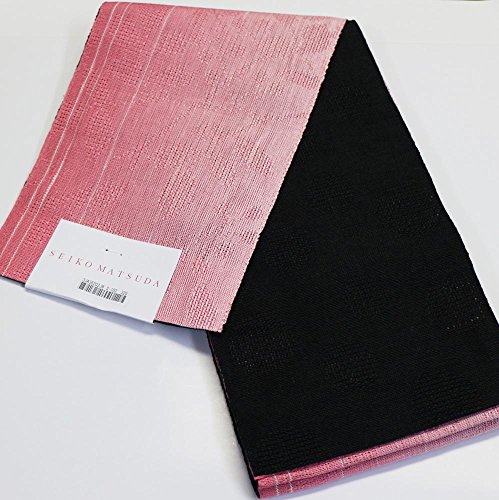 本麻ゆかた帯 seiko matsuda yukata 松田聖子 小袋帯 両面帯 リバーシブル帯 浴衣帯 半巾帯