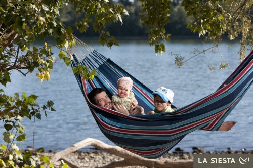 La Siesta Currambera Double plus bleu hamac