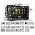 Tristan Auron BT2D7011 VW Naviceiver mit TMC Doppel DIN Autoradio mit Bluetooth, Sygic Navigation DVD USB SD MP3