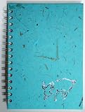 Pink Pig banana sky coloured A5 sketchbook 150gsm acid free white paper 70 pages (35 leaves)