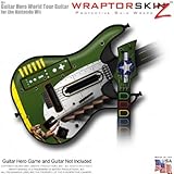 WWII Bomber War Plane Skin fits Band Hero, Guitar Hero 5 & World Tour Guita ....
