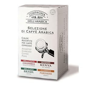 32 x Assorted 100% Arabica ESE Coffee Pods