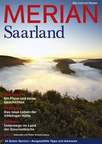 Buch - Cover Merian Saarland (MERIAN Hefte) -  - Jahreszeitenverlag, Vertrieb durch TRAVEL HOUSE MEDIA