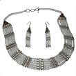 Neckalce Earring Bracelet Sterling Silver Crystal Jewelry