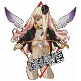 痛車 マクロスＦ ノーズアート シェリル ＧＲＡＶＥ (S) (C) '07 BW/MFP・MBS 痛車 ステッカー 製作