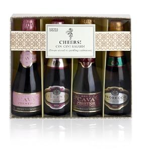Cheers Cin Cin Salud Selection of 4 Mini Bottles Cheers Cin Cin Salud Selection of 4 Mini Bottles