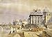 L'institut And The Pont Des Arts Paris by Thomas Shotter Boys. Art Print GICLEE on CANVAS 18 inches width by 15 inches height. Highest Quality