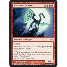  Magic: the Gathering - Moonveil Dragon - Dark Ascension